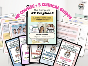 Complete NP Playbook | Clinical Confidence, Career Mastery Course | Nurse Practitioner Clinical Guide Bundle | FNP Study References