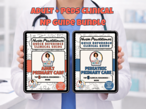 Adult & Pediatric Nurse Practitioner Clinical Guide Bundle | Lifespan NP Study Rotation Reference