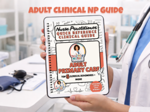 Adult/Geriatric Nurse Practitioner Quick Clinical Guide & Study Reference | Essential NP Resources